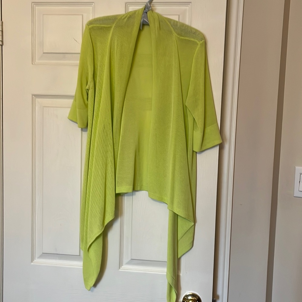 Citron Green DKNY Shrug